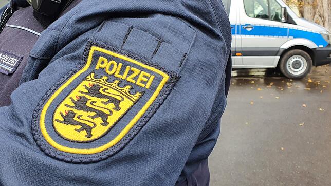 Die Landespolizei von Baden-Württemberg. Das Foto entstand als Symbolfoto im Polizeirevier Überlingen.
