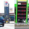 Der Tankrabatt zeigte in Singen und dem Hegau zum Monatswechsel einen Effekt: Links der Preis am 31. Mai, rechts der Preis am 1. Juni ...