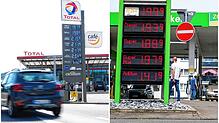 Der Tankrabatt zeigte in Singen und dem Hegau zum Monatswechsel einen Effekt: Links der Preis am 31. Mai, rechts der Preis am 1. Juni ...