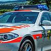 Ein Fahrzeug der Schaffhauser Polizei im Einsatz (Symbolbild). Sie sucht Zeugen zu einer Tat im Gruben-Quartier. Eine geköpfte Katze ...
