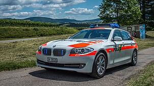 Die Schaffhauser Polizei kontrolliert bei einer mobilen Schwerverkehrskontrolle in Neuhausen am Rheinfall einen Reisebus und entdeckt ...