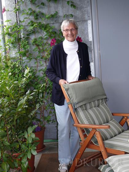 Vroni Wegner wohnt im Tannenhof und fühlt sich dort sehr wohl.