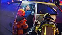 Wie im Ernstfall, unterstützen sich Rettungsdienste gegenseitig. Gemeinsame Übungen trainieren die Zusammenarbeit. Zum ersten Mal waren ...