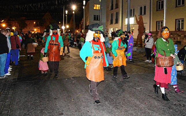 Bild 3: Mitreißende Guggenmusik bestimmte das 20- jährigen Jubiläum der „Brändbach Hupä“ in Bräunlingen.