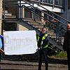 Rektor Klaus Tritschler, Ortsbaumeister Rainer Fechtig und Bürgermeister Stefan Kaiser (von links) konnten sich über den Fortschritt der ...