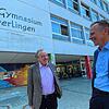 Die Weichenstellung in der Schulentwickliung sehen CDU-Fraktionssprecher Günter Hornstein (links) und Ortsvorsitzender Alexander Bruns ...