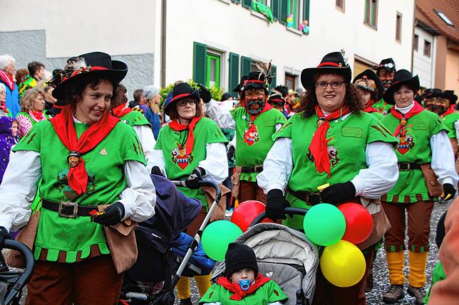 Bild 31: Bilder vom Umzug beim 35. Schlüchttalnarrentreffen &ndash; Teil 2