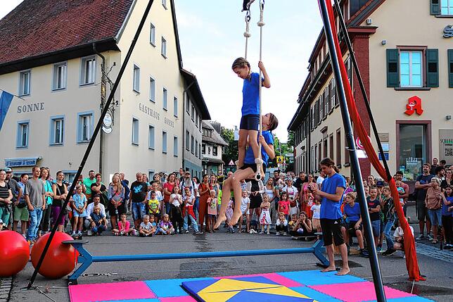 Gänslers Nachwuchskünstler überzeugen bei einem Auftritt bei der diesjährigen Kulturnacht.