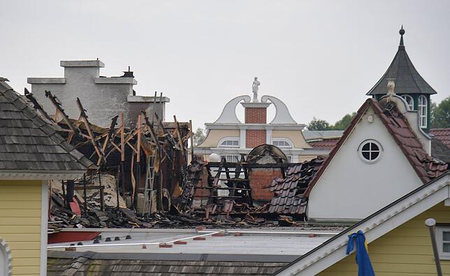 Nach dem Brand im Europa-Park