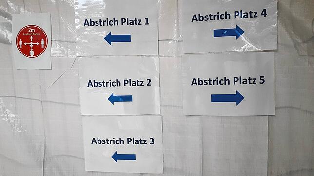 Alle hier ist klar ausgeschildert.