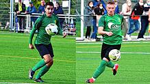 Torjäger-Duo: Tunahan Kocer (links) und Marco Romano steuerten sieben Tore zum 8:2-Kantersieg des SV Herten im Nachholspiel gegen ...