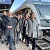 Pünktlich zum Fahrplanwechsel im Dezember wurde der neue Rhyhas offiziell in Betrieb genommen. Hier die Probefahrt mit geladenen Gästen ...