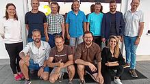Die neue Vorstandschaft des Gewerbevereins Herdwangen-Schönach: (vordere Reihe, von links): Michael Möhrle, Lukas Kaupp, Johannes Knott, ...