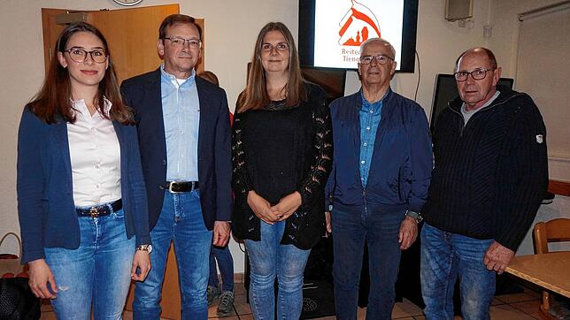 Der wieder- und neu gewählte Vorstand des Reitervereins Tiengen (von links): Nicole Huber, Jürgen Huber, Sabrina Wirbser, Embert Lüber ...