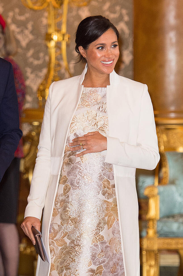 War gestern nicht zu sehen: Herzog Meghan noch mit Babybauch im März in London.