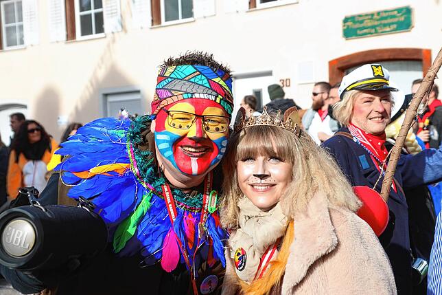 Bild 11: So bunt war der große Umzug beim Seenarrentreffen in Allensbach 2024 &ndash; Teil 1