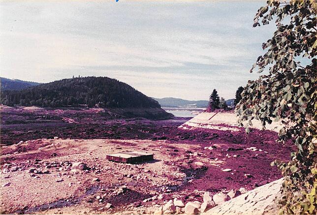 Bild 14: Faszinierende Bilder: so sah der leere Schluchsee 1983 aus