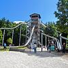 Der große Rutschenturm im Wildpark wurde zwar im vergangenen Jahr schon gebaut, kann aber erst seit der Öffnung im April genutzt werden. ...