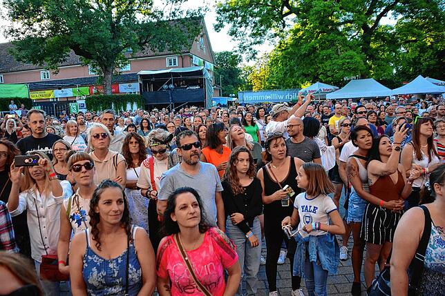 1400 Konzertbesucher kommen zum Abend mit den Söhnen Mannheims.