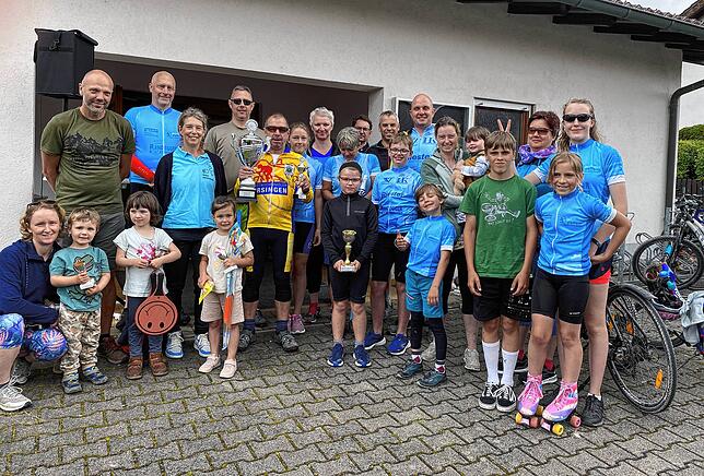 Prämierung beim Volksradfahren des RMSV Orsingen im Jahr 2024.