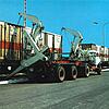 Bis zu 60 Container wurden pro Tag bei Alno auf dem Firmenareal auf die Bahn verladen. Um 18 Uhr fuhr der Güterzug dann pünktlich los in ...
