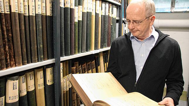 Der ehemalige Kreisarchivar Wolfgang Kramer war 20 Jahre Vorsitzender des Hegau-Geschichtsvereins, jetzt ist er Ehrenvorsitzender.