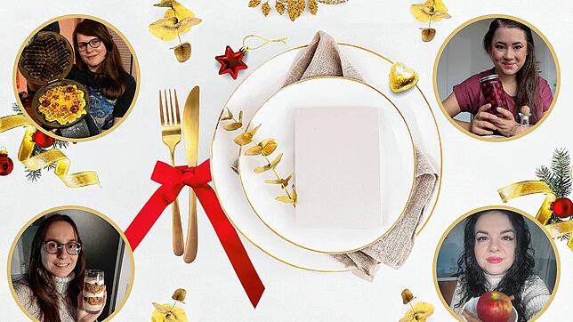 Vier Redakteurinnen, vier Rezeptideen fürs Weihnachtsdessert: Bei Maike Skerstins wird es herzhaft (von links oben), bei Isabelle Arndt ...