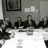 Bei der Unterzeichnung der Vereinbarung zum Zusammenschluss der Gemeinde Dachsberg am 21. Dezember 1970 im Rathaus Wittenschwand (von ...