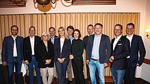 Christoph Stetter (ganz rechts) freut sich, dass er zehn hochkarätige Kandidaten auf der CDU-Liste vereinen konnte. Diese sind (von ...