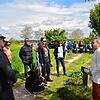 Spannender Einblick in die Geschichte: Im Vordergrund ist die Gruppe mit Führer Ewald Halder (rechts) am Weihestein zu sehen. Die Gruppe ...