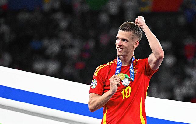 Dani Olmo kam erst ab dem Viertelfinale so richtig ins Turnier – zeigte dann aber sein ganzes Können.