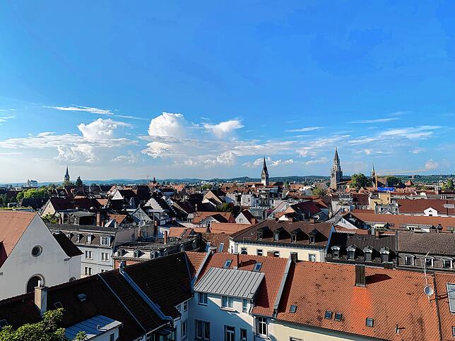 Blick über die Konstanzer Altstadt.