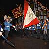 Mit dem Singen der deutschen Nationalhymne endet der Große Zapfenstreich der Sipplinger Bürgermiliz anlässlich ihres 175. Jubiläums. ...