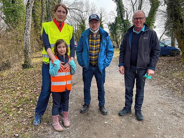 Frau Dr. Corinna Schweizer, Elmar Weißenberger und Manfred Weber waren begeistert von dem Engagement aller Beteiligten.