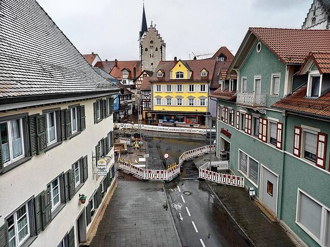 Mehrere Wochen dauerte die Großbaustelle am Stadtgraben.
