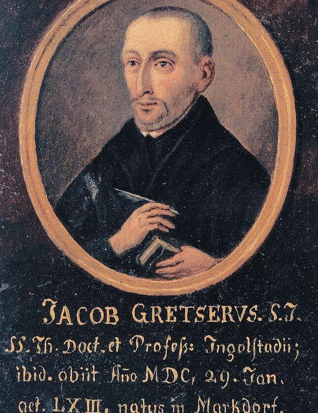 Der Theologe Jakob Gretser, posthumes Gemälde.