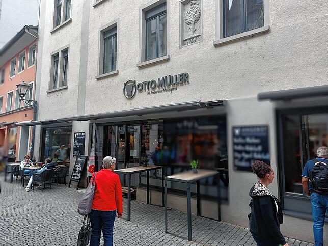 Stammsitz des Betriebs: In der Konstanzer Rosgartenstraße hat die Metzgerei Otto Müller ihr Hauptgeschäft. Und in diesem Haus wurde Otto ...