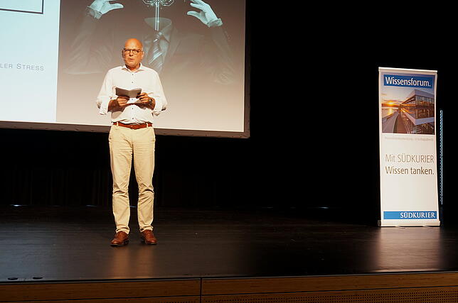 Bild 1: Neurowissenschaftler Volker Busch in Waldshut: Bilder des dritten SÜDKURIER-Wissensforums