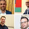 Sie alle verlassen aus unterschiedlichen Gründen das Donaueschinger Rathaus: Mike Biehler (links oben), Georg Zoller, Erich Lafera ...