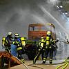 200 Rettungskräfte waren bei der Großübung am neuen Tunnel in Friedrichshafen im Einsatz. Im Brandfall ist das Kühlung der Tunnelwände ...