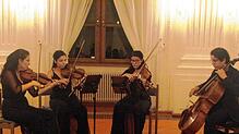 Lateinamerikanisches Feuer brachte das Latin Strings Quartett in den Festsaal des Kollegs beim achten Klosterkonzert der Saison in St. ...