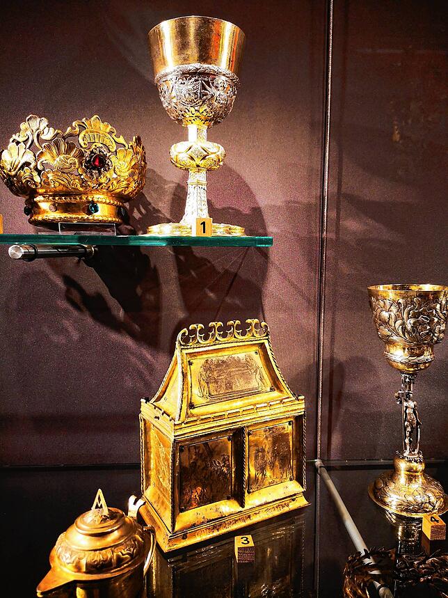 Der Münsterschatz. Zu sehen in der aktuell laufenden Ausstellung „Überlingen legendär“.