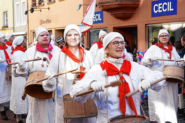 Bild 12: Bilder vom Umzug des Hochrhein Narrentreffens in Tiengen (Teil 4)