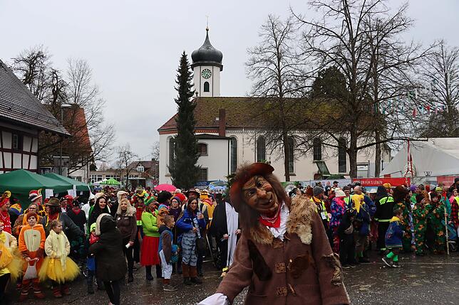 Bild 2: Großer Festumzug in Möggingen: Tausende besuchen das Seenarrentreffen trotz Regen!