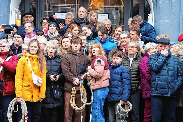 Bild 22: Überlingen: Einschnellen der Fasnet am Dreikönigstag