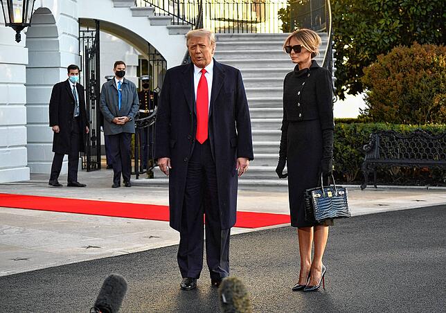 Donald Trump und First Lady Melania Trump.