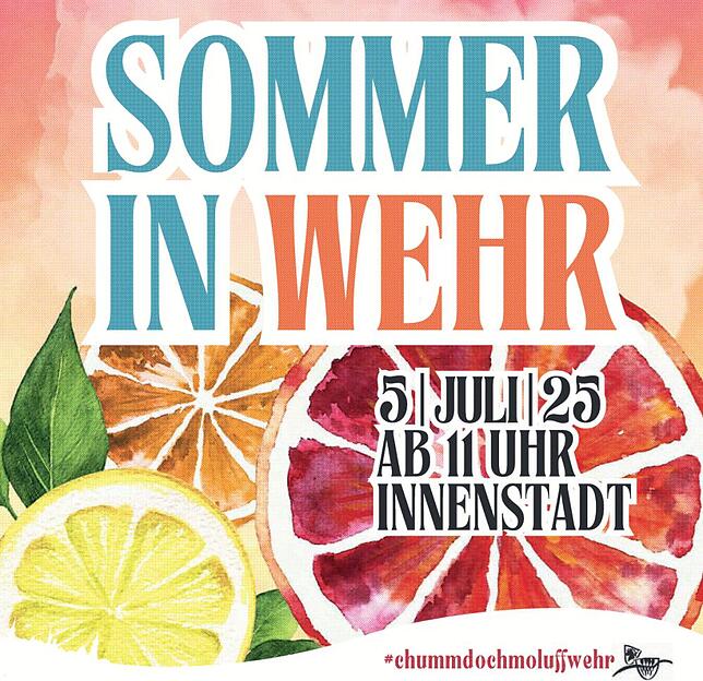Bild 1: Sommer in Wehr: Eine Stadt begrüßt den Sommer