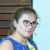 Stadtplanerin Sandra Fleschhut bei der Informationsveranstaltung in Schlatt unter Krähen.