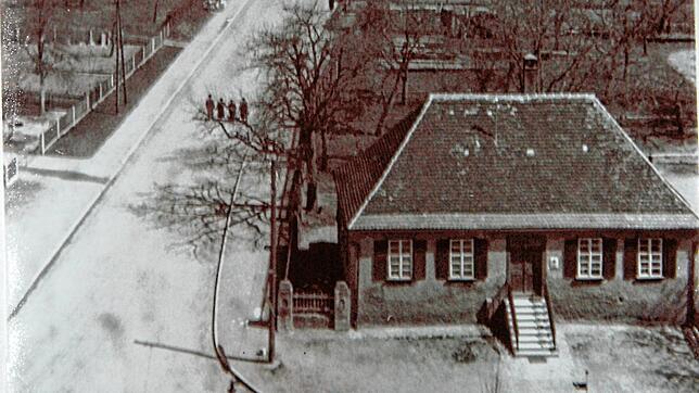 Kaum zu glauben: Der Kindergarten beim Obertor stand in früheren Zeiten noch relativ frei in der Landschaft.