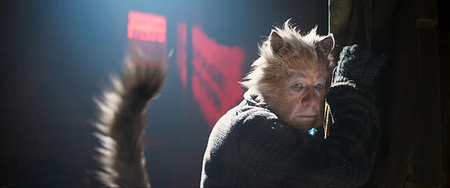 Ian McKellen spielt im Film den Theater-Kater Gus.